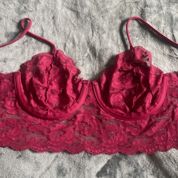 Bustier Lace Bra, early 90s size M - Picture 5 of 8